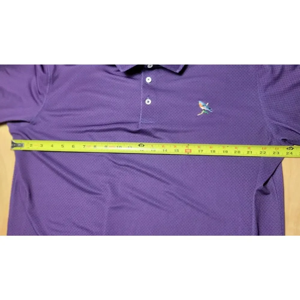 Holderness & Bourne The Draper Polo Shirt Mens XL Navy And Liberty Golf - Picture 4 of 8